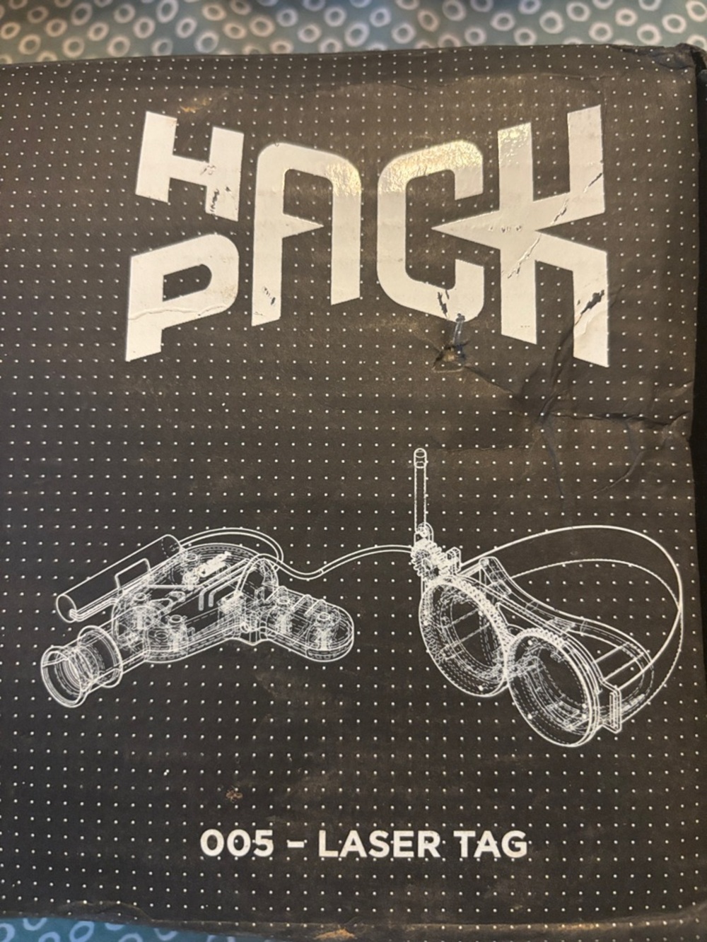 005 Laser Tag Set – Black Goggles & Blaster